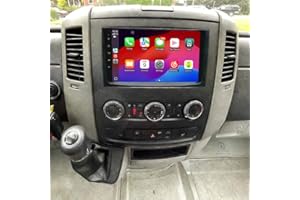 Android 14 for Mercedes Sprinter 2006-2017 Car Radio, 2+32G 9 inch Double Din Radio for Mercedes Sprinter Head Unit with Back