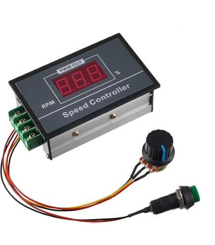 DC motor Speed Controller 20A 9-60V Reversible PWM... – Grandado