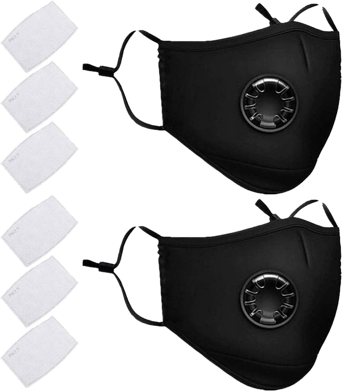 Shona 2 Face mask Cover with 6 PM 2.5 filter, Washable mask, Reusable