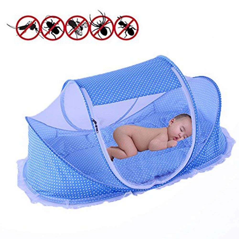 Accessoires De Literie Matelas Et Linge De Lit Napravi Rs Cdet 1pc Tente Moustiquaire Bebe Pliant Portable Multiusage Lit De Bebe Voyage Tente Pop Up De Voyage 110x62x38cm