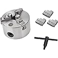WFLNHB K11-100 4 Inch 3 Jaw Self Centering Lathe Chuck for CNC Drilling Milling Machine