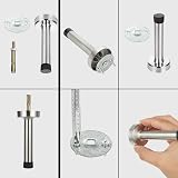 ASelected Door Stopper 6 Pack Stainless Steel Wall Protector with Rubber Tip view 4