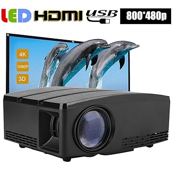 Garsent Proyector LED, 1800LM Full HD 1080P Videoproyectores ...