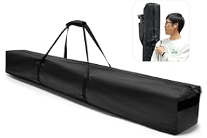 UTHEM 600D Commercial Grade Heavy Duty 58 Inch Beach Umbrella Carry Bag, Patio Umbrella Storage Bag Universal Outdoor Foldable Umbrella Bag, Black