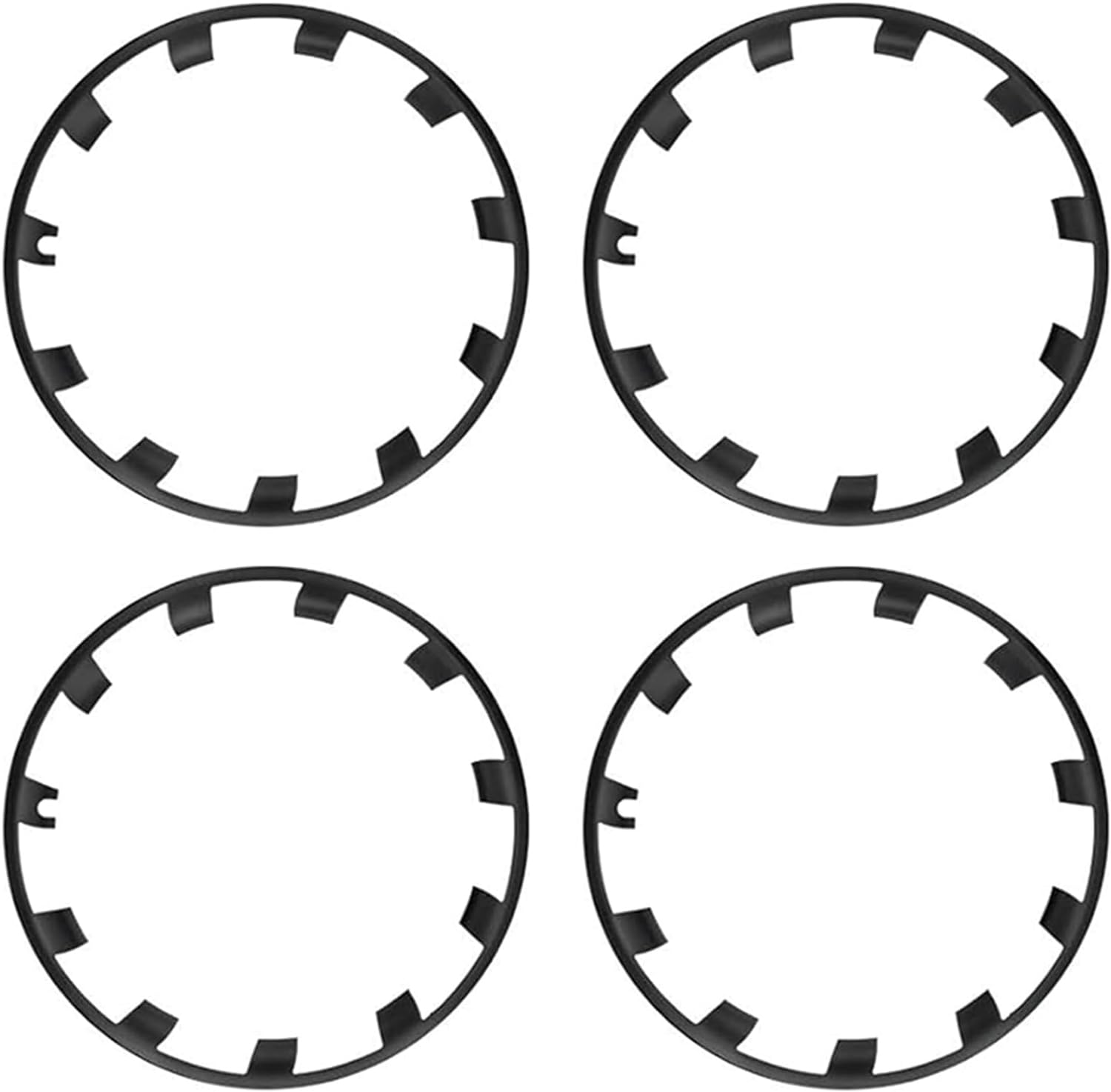 Photo 1 of FORAUTOMOD Tesla Model Y 21 Inches Wheel Rim Protector, 4 PCS ABS Tesla Wheel Protector for Model Y 2017-2024, Durable and Wear-Resistant, Not Easy to Fall Off, Black