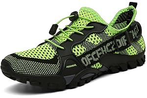 TANGYUGEN Water Shoes Men Women Outdoor Hiking Shoes Quick Drying Beach Aqua Shoes Travel Trekking Walking Climbing Sneakers