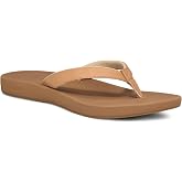 Sanuk Womens Cosmic Shores | Water Resistant Flip Flops for Women | EVA Footbed With Arch Support | Women's Beach Sandals
