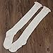 FAYBOX Women Lace Boot Socks Trim Leg Warmers Button Cuffs Toppers WHT