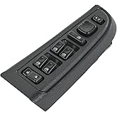 15883319 Master Power Window Switch for 2003-2006 Chevrolet GMC Cadillac | Front Driver Side, with Door Lock &amp; Black Bezel Replacement for 2003-2006 Silverado Sierra Escalade Replace# 920-022, DWS-394
