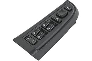 DICMIC Front Driver Side Master Power Window Switch and Door Lock & Black Bezel Assembly Compatible with 2003-2007 Chevrolet,