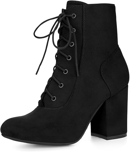 lace up heeled ankle boots uk