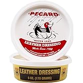 Pecard Leather Dressing 6 oz &ndash; Waterproofer and All-Purpose Leather Conditioner for Oil-Tanned, Chrome-Tanned, and Exotic Leathers &ndash; Cleans, Conditions, and Preserves