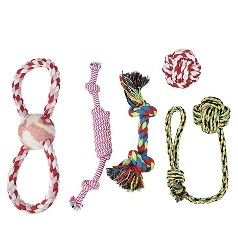 Juguete para masticar con cuerda de perro, Y56, 5 piezas, cuerda ...