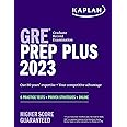 GRE Prep Plus 2023, Includes 6 Practice Tests, 1500+ Practice Questions + Online Access to a 500+ Question Bank and Video Tutorials (Kaplan Test Prep)