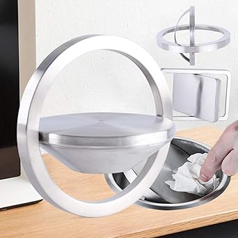 Amazon Com Trash Bin Built In Balance Flap Cover Countertop Flap