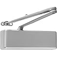 Lawrence Extra Heavy Duty Door Closer Commercial Grade 1 - Adjustable 6-Speed Delayed-Action Door Control with 3 Pistons – Flexible Installation with Included Hardware - Lawrence Hardware LH8016