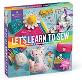 Craft-tastic Let’s Learn to Sew – Mini Sewing Kit, Arts and Crafts, Art Supplies, Embroidery Kit for Beginners, Includes Sewi