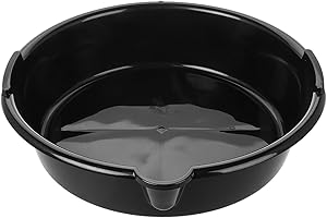 HEALEEP Automotive Plastic Drain Pan Oil Drip Tray for Motorcycle and Car Oil Change Catch Basin