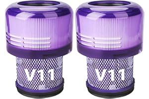 MOKCHANCE 2Pack V11 Vacuum Filters Replacement for Dyson V11 Torque Drive V11 Animal V11 Extra V15 Detect Cordless Vacuum Cleaner Filter,For Dyson V15s Detect Submarine, Compare to Part # 970013-02