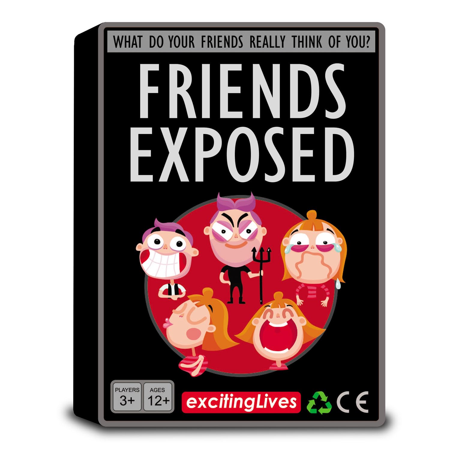 Friends Exposed - Hilarious Party Card Game For Friends - for hours of fun and embarassment