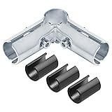 Fanmao 10 Sets 90 Degree Pipe Clamps Connector for