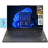 Lenovo Thinkpad E16 Gen 2 Business Laptop 16.0" IPS WUXGA Display (AMD Ryzen 5 7535U, 16GB DDR5, 512GB PCIe SSD, Backlit KYB, Fingerprint, WiFi 6E, BT 5.3, Win 11 Pro) w/DKZ Hub