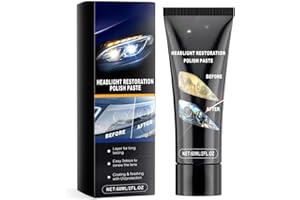 Headlight Restoration Kit Car Headlight Cleaner and Restorer Kit Guaranteed to Last As Long As You Own Your Vehicle – Brings 