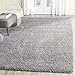 Safavieh California Shag Collection 3' x 5' Area Rug, Silver