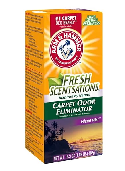 ARM & HAMMER FRESH SENSATIONS ISLAND MIST CARPET ODOR ELIMINATOR 16.3 OZ