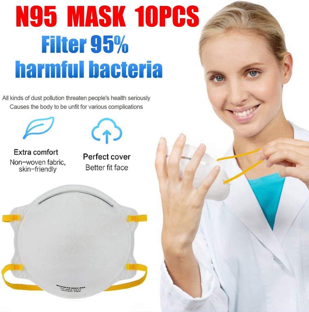 N95 9500 Non Valve Respirator (10PCS)