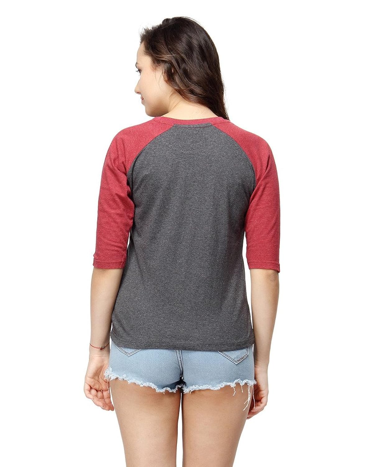 campus sutra women's cotton round neck t-shirt