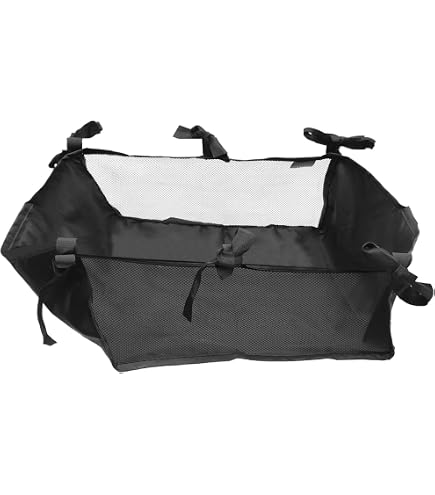 Large Under Seat Storage Basket Bag for Toys, Bottles, Diaper Bag, Compatible with Bugaboo Cameleon 1,2,3 and Frog Baby Child Strollers Prams Pushchairs (Light Blue, No Insert) : Baby