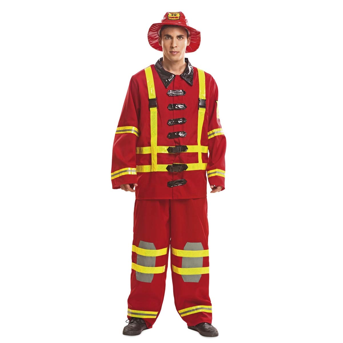 My Other Me – Fireman Costume for men (viving Costumes) S red — image 1