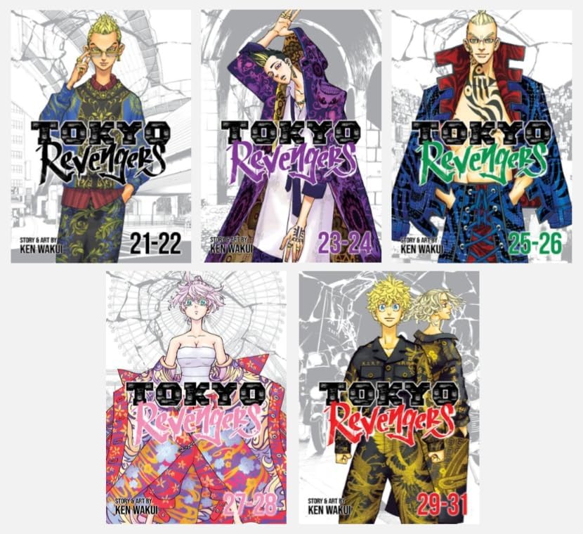 Tokyo Revengers Series 5-Book Collection Set I (Omnibus Vol. 1-2