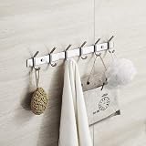 Dripex 304 Stainless Steel Coat Hook Rack Wall Mounted 6 Hooks Heavy Duty view 5