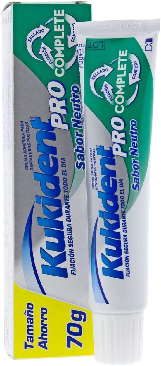 Kukident Pro Neutral Flavor 70g - Fixation For Your Dental Prosthesis - Dental Care - Spain
