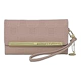 Steve Madden Women's Logobar Trifold Wristlet