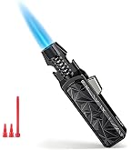 JETPRO Butane Torch Lighter – One-Hand Operation, Adjustable Jet Flame, Safety Lock, Gift Box (Butane Not Included)