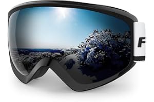 findway Kids Ski Goggles, Kids Snow Snowboard Goggles for Boys Girls Youth OTG