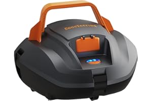 (2024 Upgraded) CoasTeering Planet Pool Vacuum Robot, Cordless Robotic Pool Cleaner with 100 Mins Runtime, Powerful Suction, Fast Charging, Self-Parking, Ideal for Above Ground Pools up to 850 Sq.ft