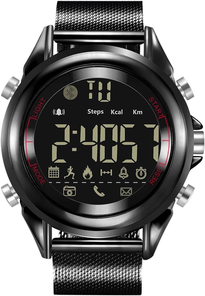 Smartwatch, Waterproof Watch, Sports Watch, Impressive Smartwatch with Handy Features, for Android & iOS
