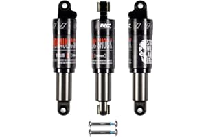 CNCLOL Mountain Bike Rear Shock 120mm/125mm/150mm/165mm/185mm/190mm/200mm,Bicycle Shock Absorber- Hydraulic Rear Suspension Shock for Mtb/Mtn/ebike/Dmn.