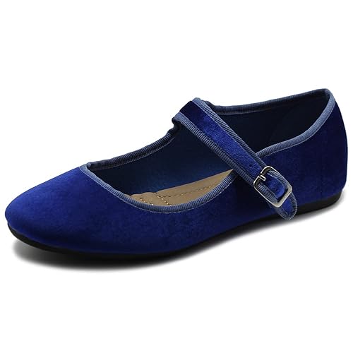 royal blue mary jane shoes
