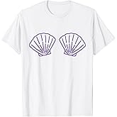 Two Mermaid Shell Bra Mermaid Bra Bikini Costume T-Shirt