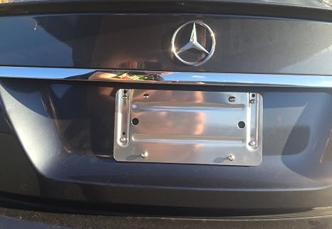 New Rear License Plate Bracket 8 New Secure Screws Wrench For Mercedes Benz