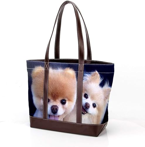 Yuzheng Boo Chien Race Mode Toile Sac à Main Femmes Tot