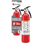 Kidde FA110G Multi Purpose Fire Extinguisher, Wall Mount, for Home/Office/Dorm/Residential, 1A10BC
