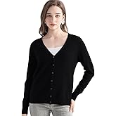 Chanyarn Women's 100% Pure Cashmere Cardigan V-Neck Long Sleeve 2025 Fall Winter Warm Soft Knit Cardigan Sweater