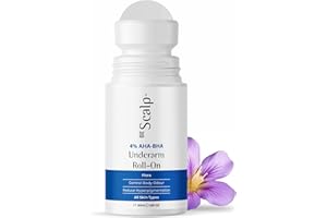 Bescalp Underarm Lightening Roll On with 4% AHA & BHA, Glycolic Acid & Salicylic acid | For Underarms | Lightens & Remove Pig