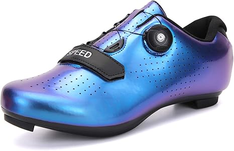 Amazon Co Jp ロードサイクリングシューズメンズレディース スニーカースピンシューズペロトンspd Spd Slと互換性のある自転車シューズ ルックデルタロック ロック解除 色 青 サイズ Eu 42 Uk 7 5 Us 8 5 Jp 260 ホーム キッチン